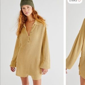 Free people picnic sweater romper (FP Beach)